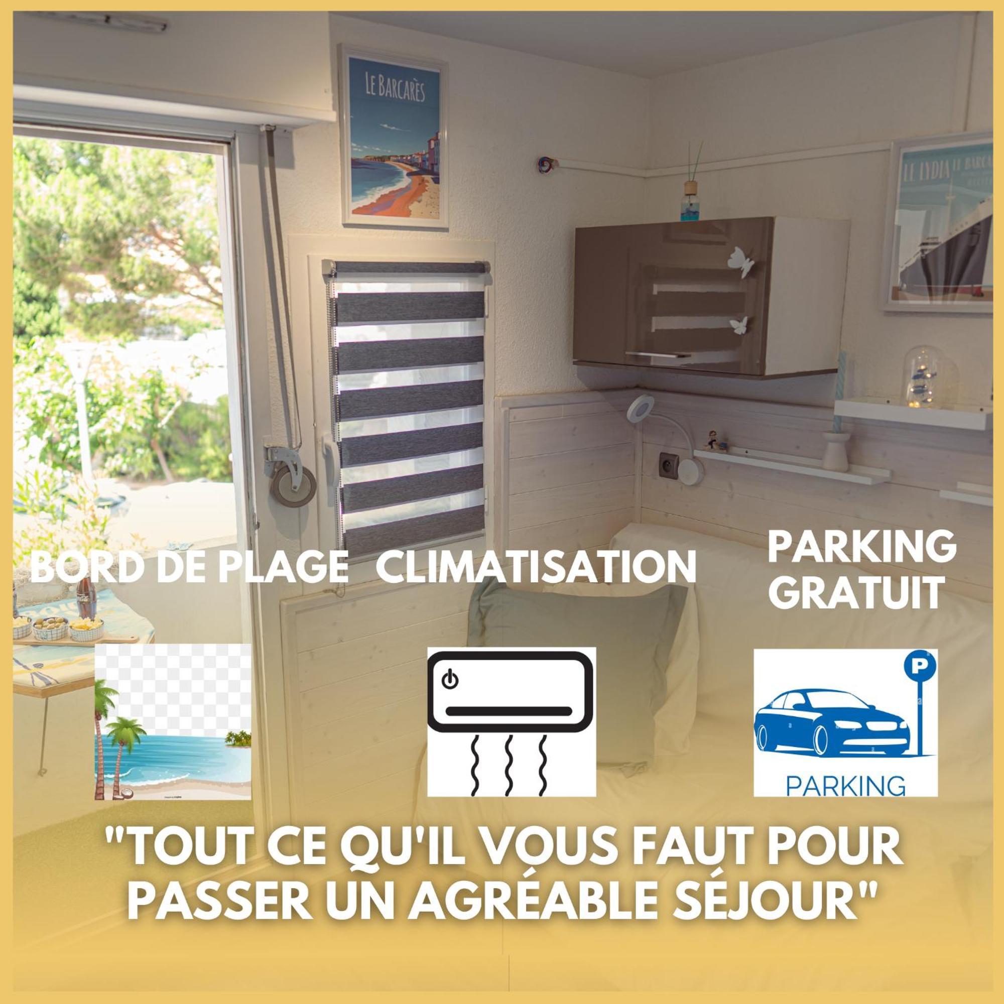 Agreable Studio Les Pieds Dans L'Eau Le Barcarès Екстериор снимка
